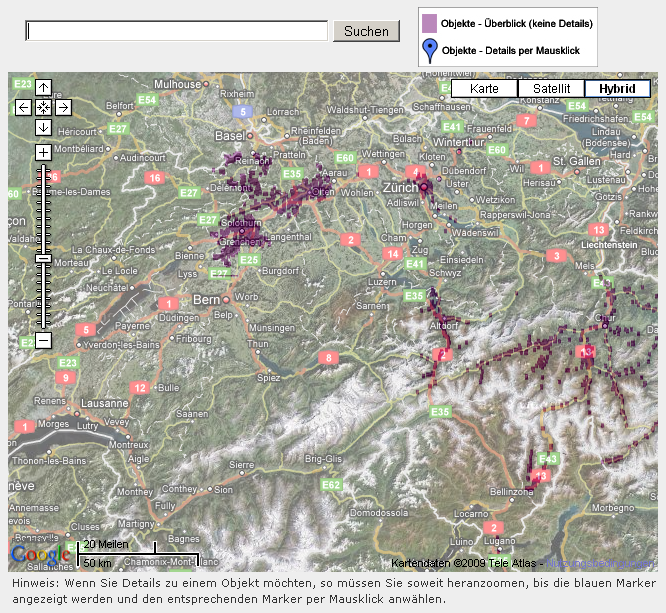 GMGP GIS View with Web-Map-Service